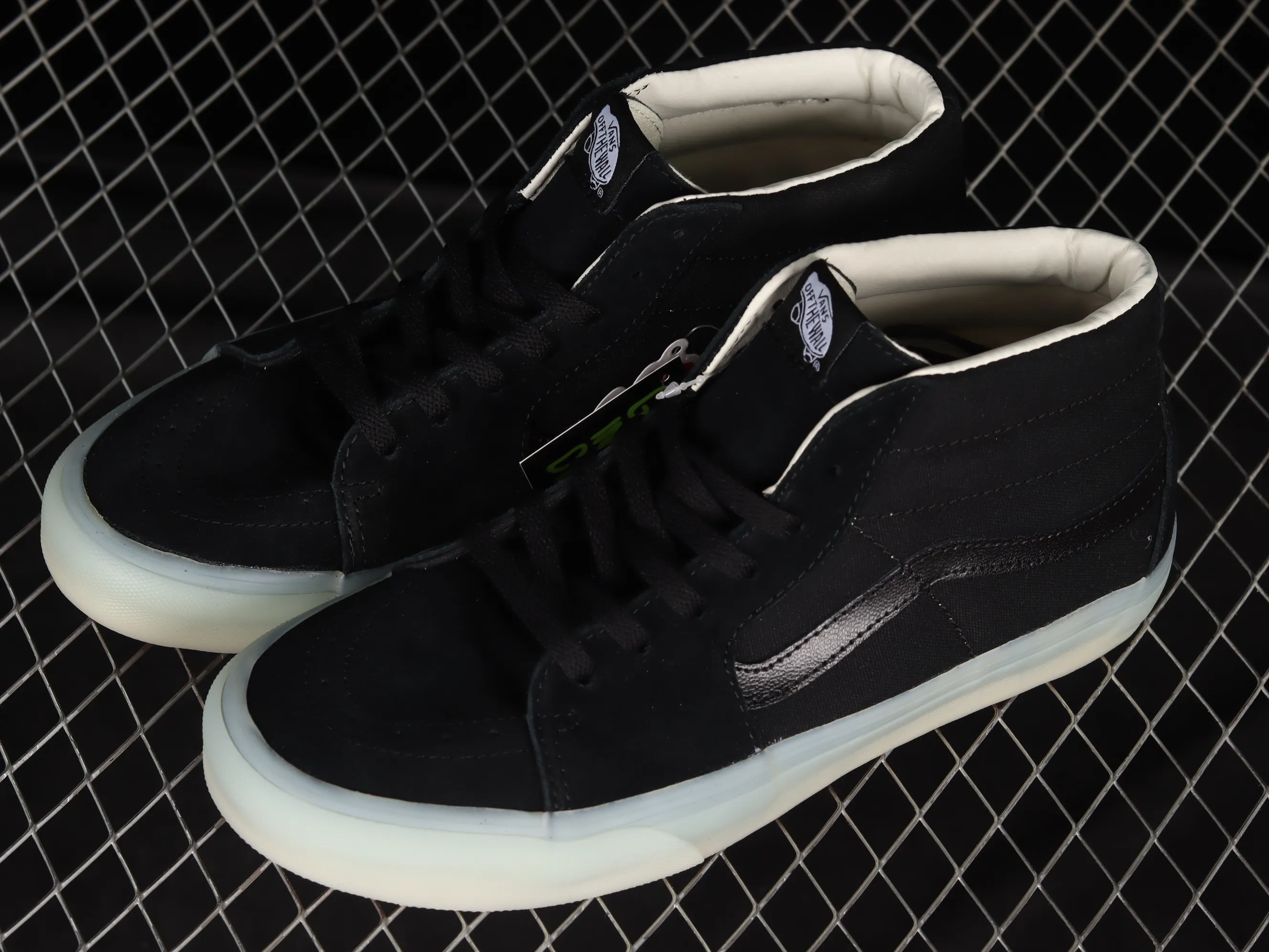 All categories Vans Vans series Vans Mid Vans China Vans SK8-Mid Vans transparent luminous black Chinese casual sneakers VN0A3WM3ABC